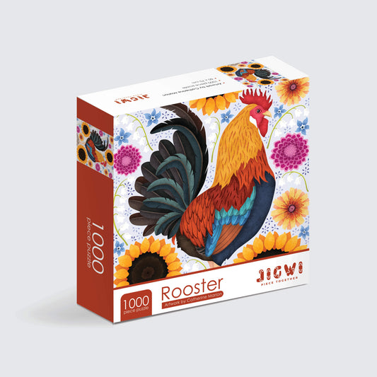 JIGWI Jigsaw Puzzle - Rooster - 1000 Pieces