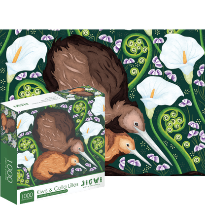 JIGWI Kiwis & Calla Lilies - 1000 Piece Puzzle